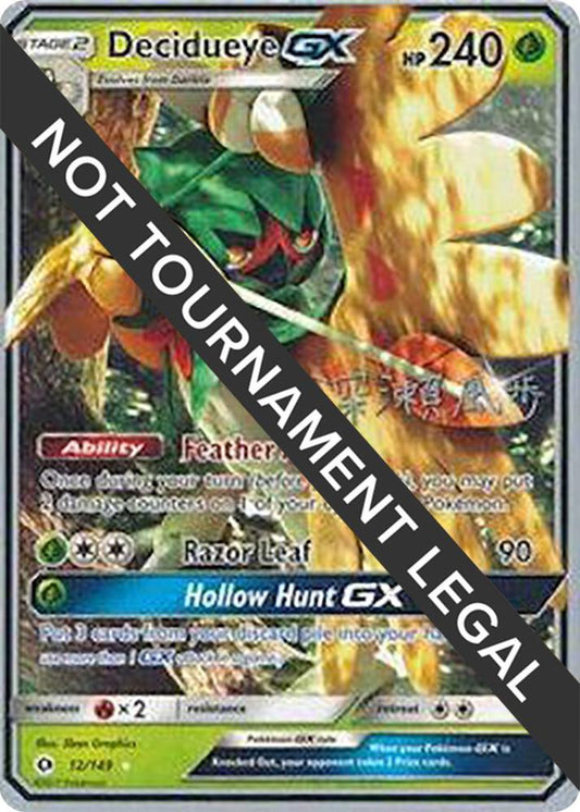 Decidueye GX - 2017 (Kabu Fukase) [World Championship Decks] 12/149