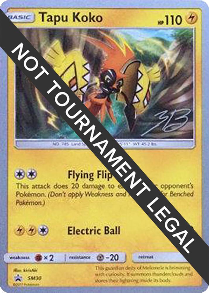 Tapu Koko - 2017 (Zachary Bokhari) [World Championship Decks] SM30