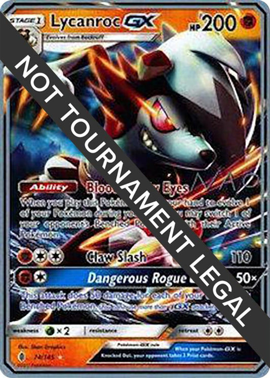 Lycanroc GX - 2018 (Naohito Inoue) [World Championship Decks] 74/145