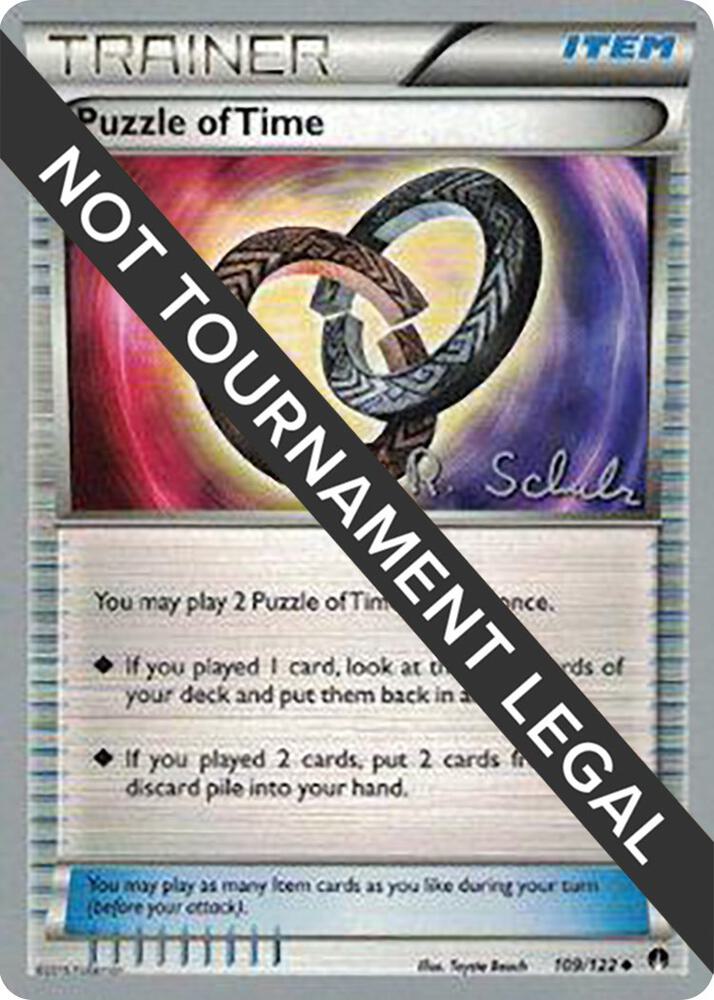 Puzzle of Time - 2018 (Robin Schulz) [World Championship Decks] 109/122