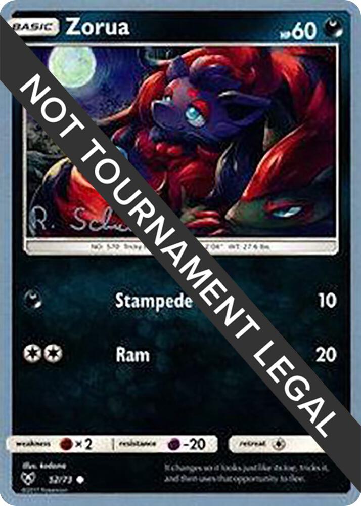 Zorua - 2018 (Robin Schulz) [World Championship Decks] 52/73