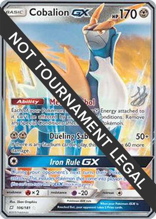 Cobalion GX - 2019 (Henry Brand) [World Championship Decks] 106/181