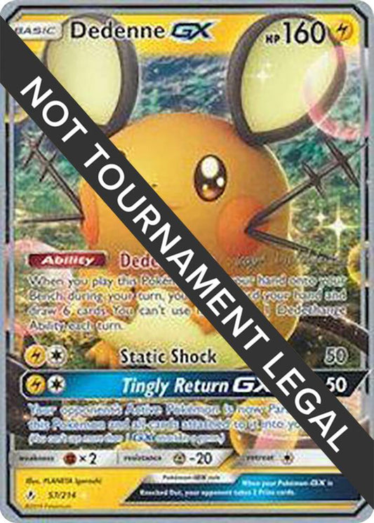 Dedenne GX - 2019 (Kaya Lichtleitner) [World Championship Decks] 57/214