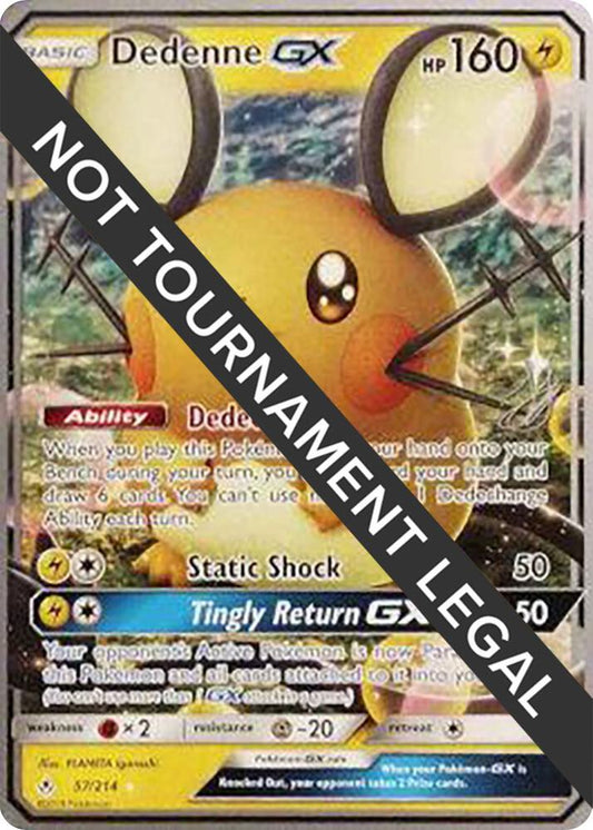Dedenne GX - 2019 (Henry Brand) [World Championship Decks] 57/214