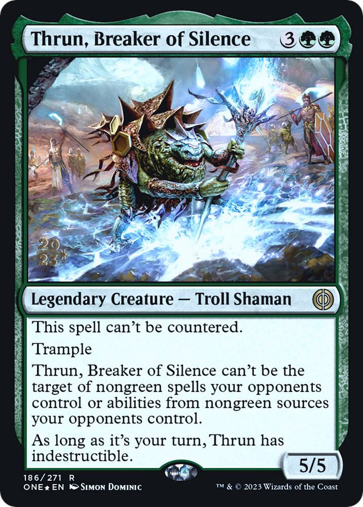 Thrun, Breaker of Silence [Prerelease Cards] 186