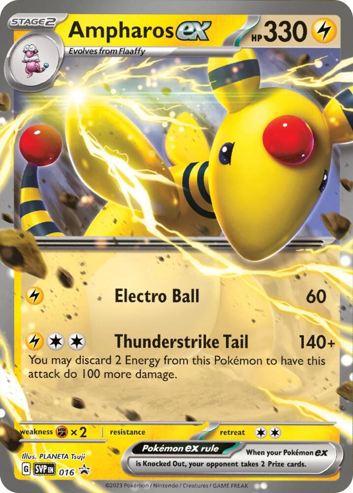 Ampharos ex - 016 [SV: Scarlet & Violet Promo Cards] 016