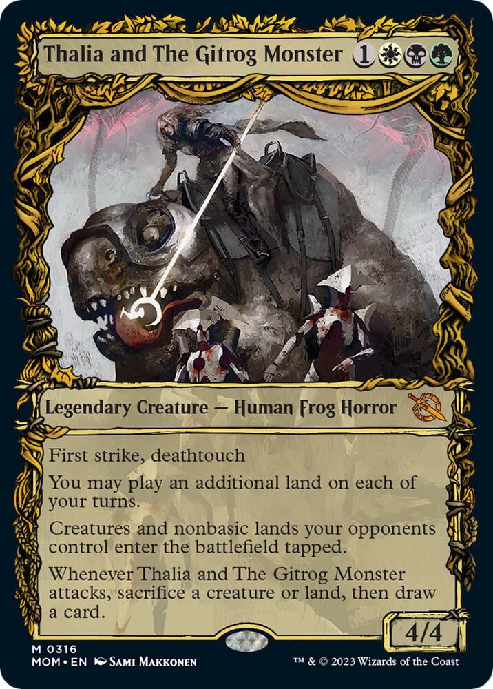 Thalia and The Gitrog Monster (Showcase) [March of the Machine] 316