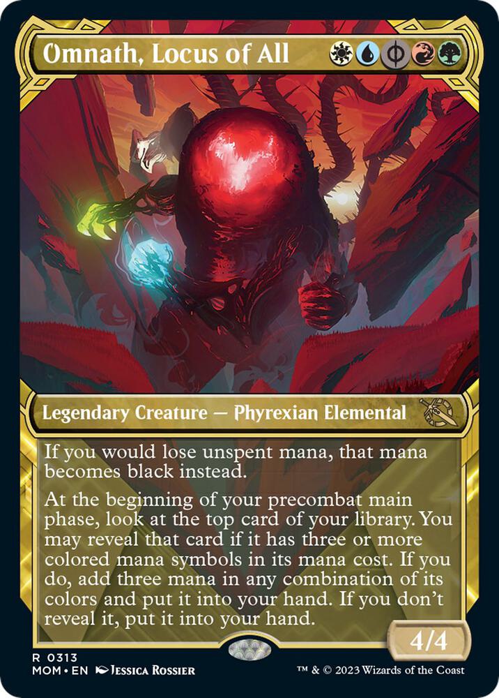 Omnath, Locus of All (Showcase) [March of the Machine] 313