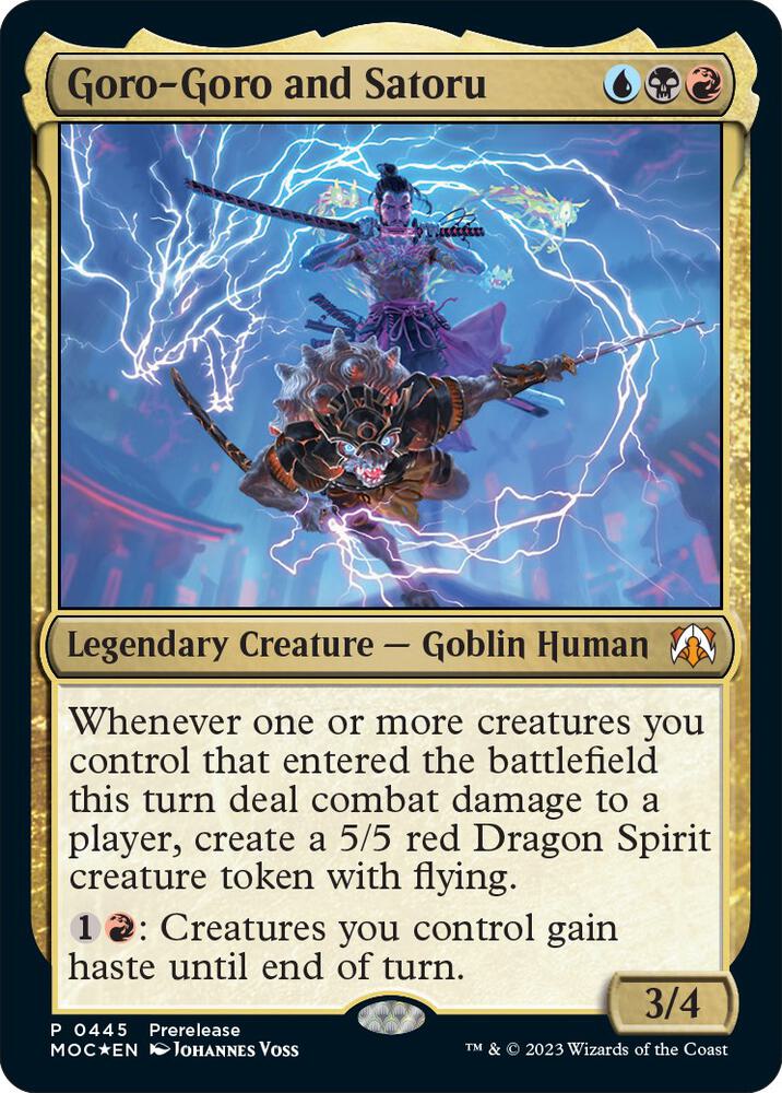 Goro-Goro and Satoru [Prerelease Cards] 445