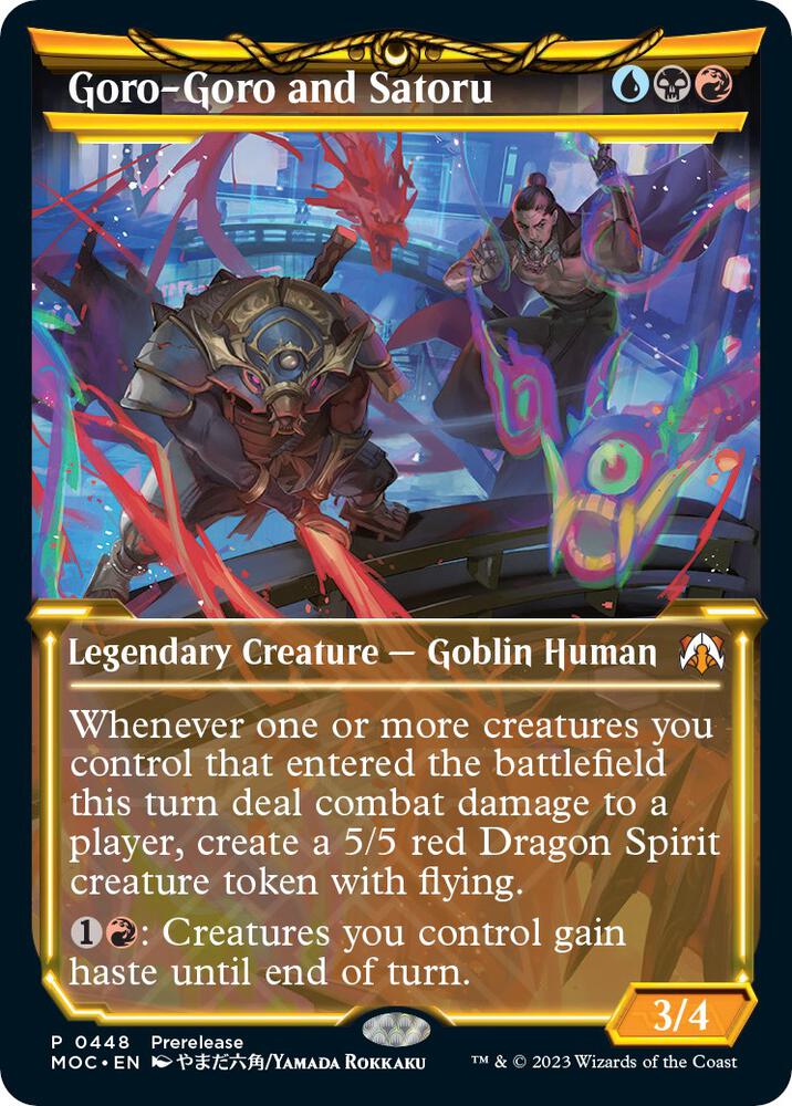 Goro-Goro and Satoru (Showcase) [Prerelease Cards] 448