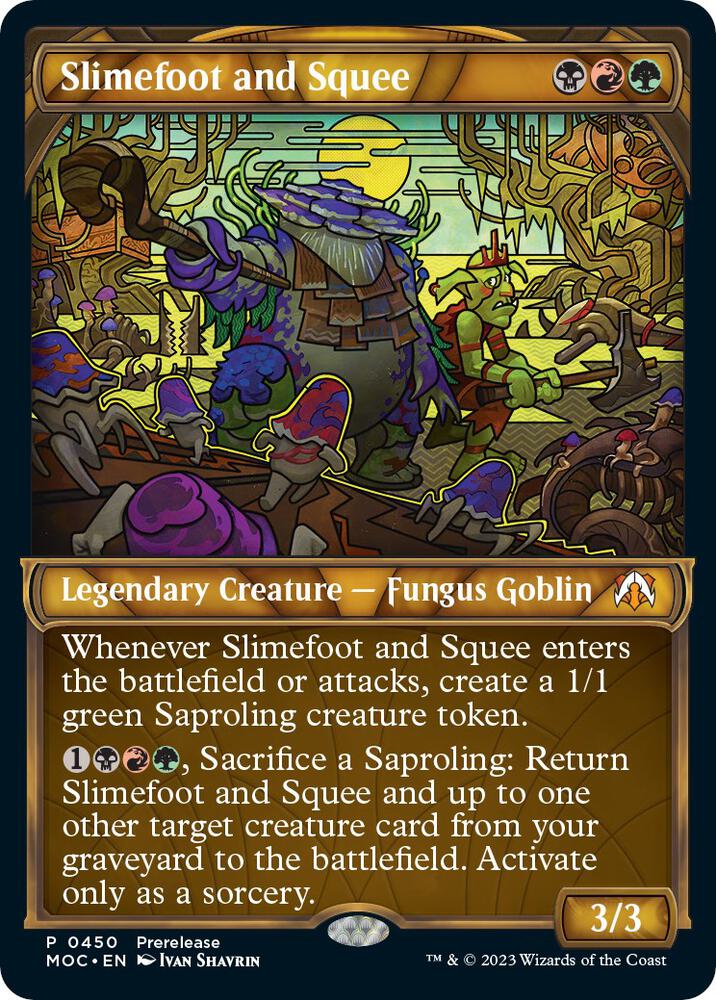 Slimefoot and Squee (Showcase) [Prerelease Cards] 450