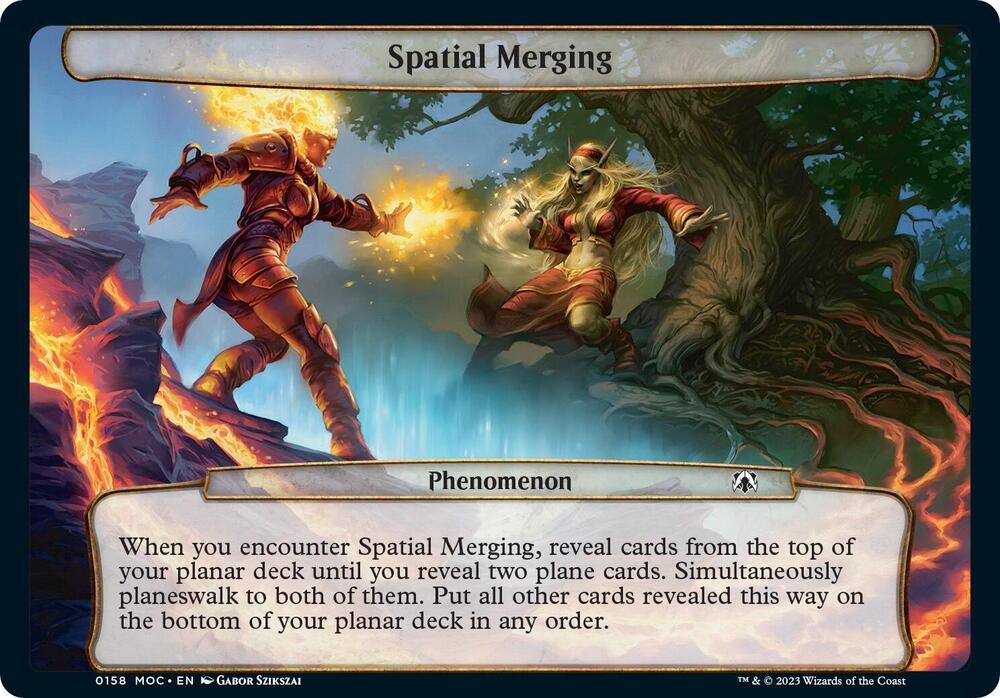 Spatial Merging [Planechase: March of the Machine] 158