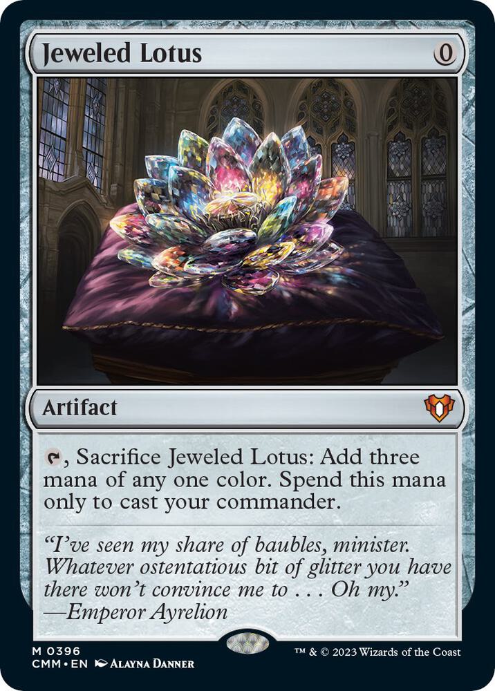 Jeweled Lotus [Commander Masters] 396