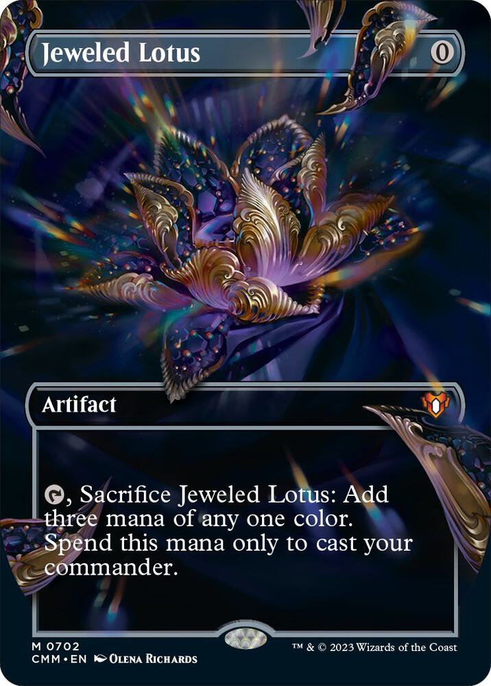 Jeweled Lotus (Borderless) [Commander Masters] 702