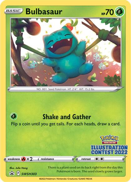 Bulbasaur (Illustration Contest 2022) [SWSH: Sword & Shield Promo Cards] SWSH303