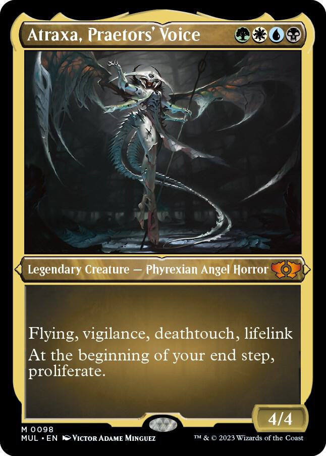 Atraxa, Praetors' Voice (Foil Etched) [March of the Machine: Multiverse Legends] 98