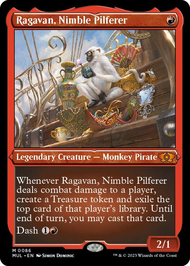 Ragavan, Nimble Pilferer (Foil Etched) [March of the Machine: Multiverse Legends] 86