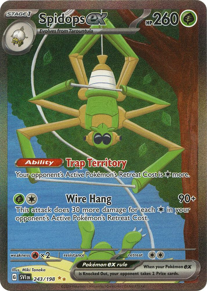 Spidops ex - 243/198 [SV01: Scarlet & Violet Base Set] 243/198
