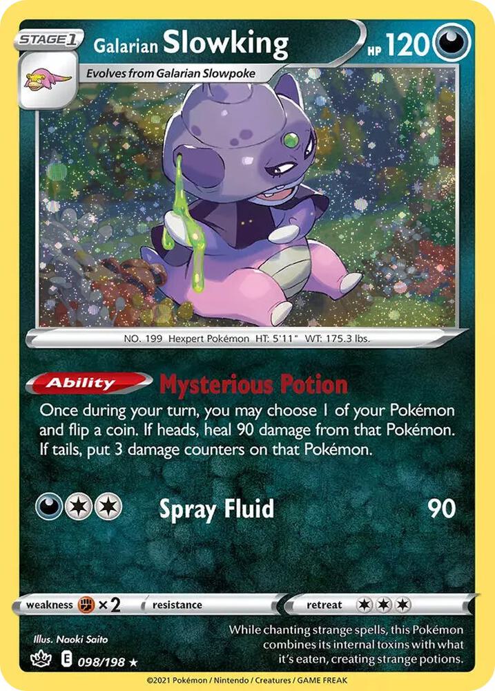 Galarian Slowking (Cosmos Holo) [Miscellaneous Cards & Products] 098/198