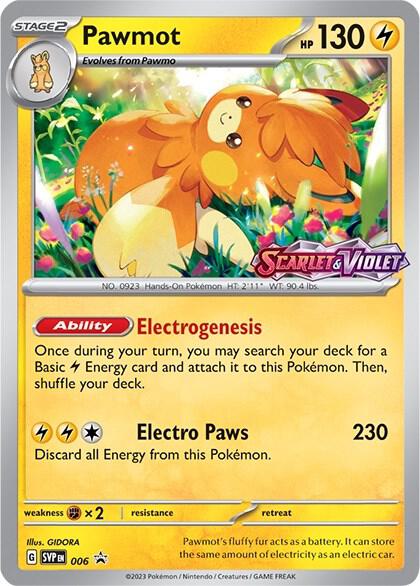 Pawmot - 006 (Prerelease) [SV: Scarlet & Violet Promo Cards] 006