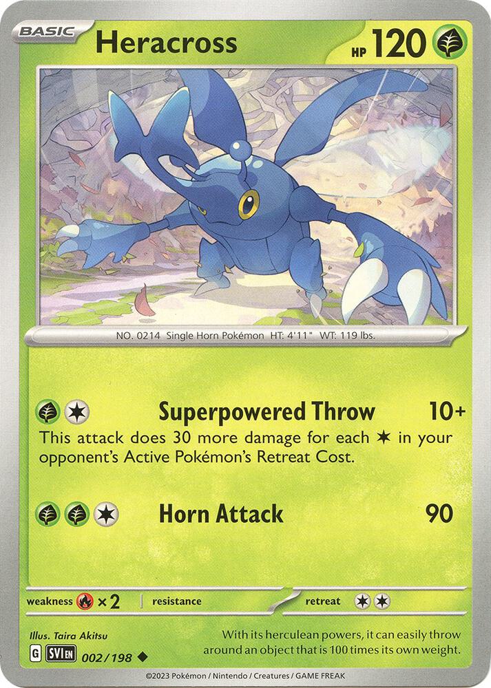 Heracross [SV01: Scarlet & Violet Base Set] 002/198