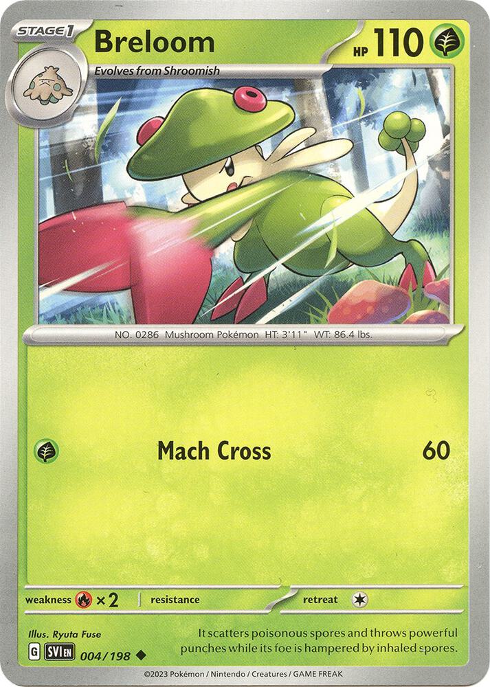 Breloom [SV01: Scarlet & Violet Base Set] 004/198