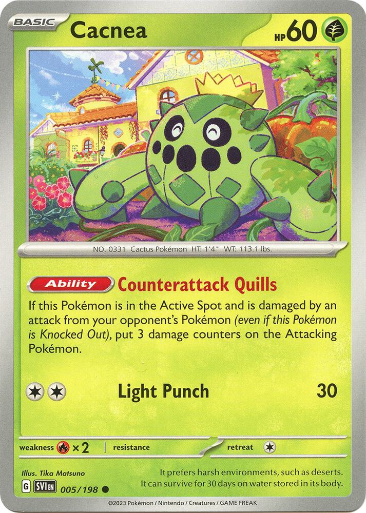 Cacnea - 005/198 [SV01: Scarlet & Violet Base Set] 005/198