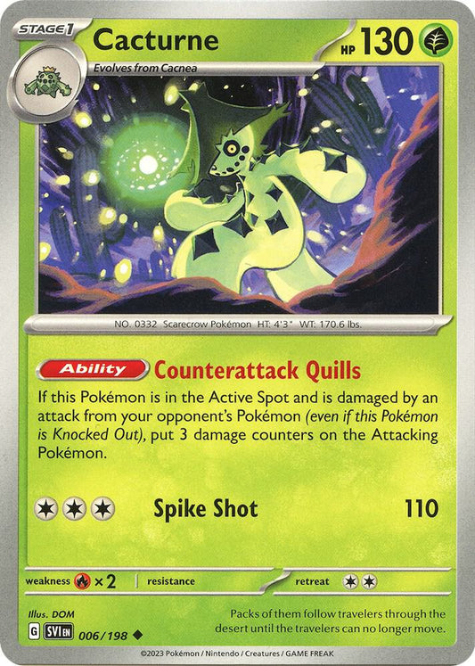 Cacturne - 006/198 [SV01: Scarlet & Violet Base Set] 006/198