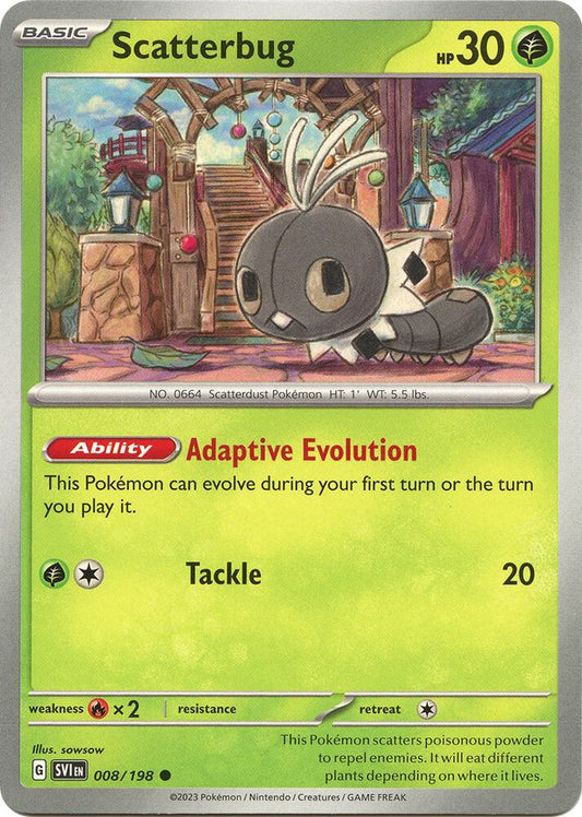 Scatterbug [SV01: Scarlet & Violet Base Set] 008/198