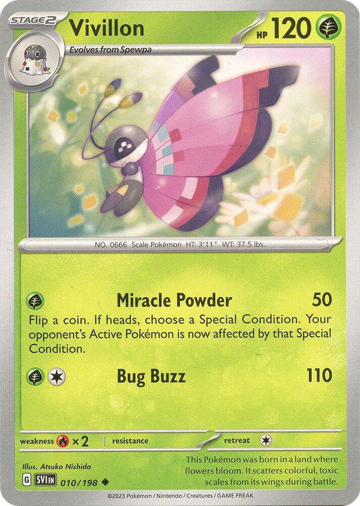 Vivillon [SV01: Scarlet & Violet Base Set] 010/198