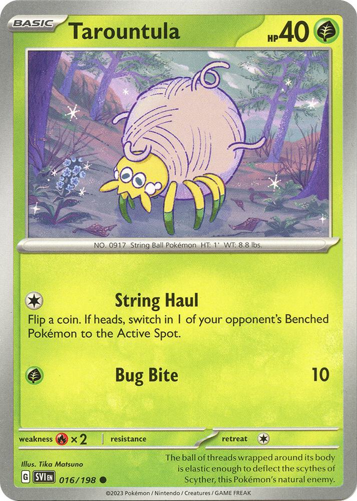 Tarountula - 016/198 [SV01: Scarlet & Violet Base Set] 016/198