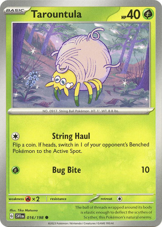 Tarountula - 016/198 [SV01: Scarlet & Violet Base Set] 016/198