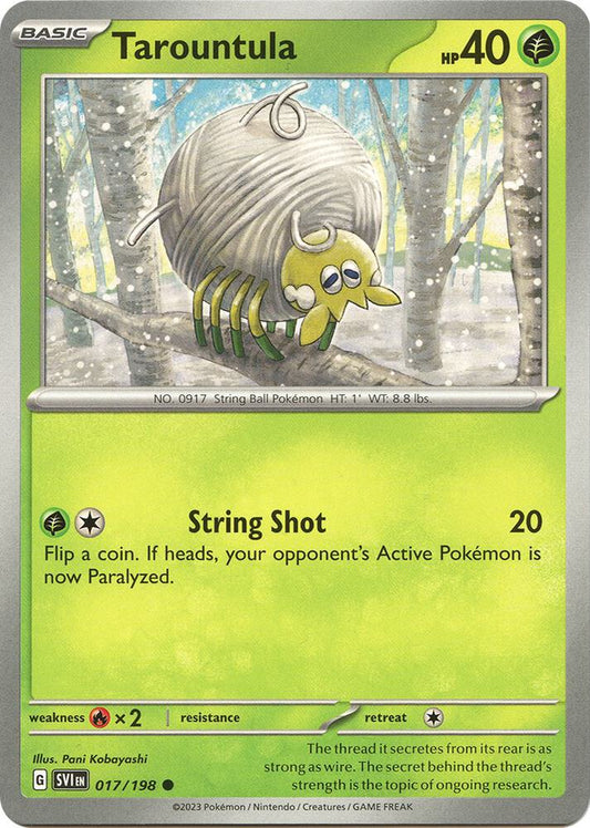 Tarountula - 017/198 [SV01: Scarlet & Violet Base Set] 017/198