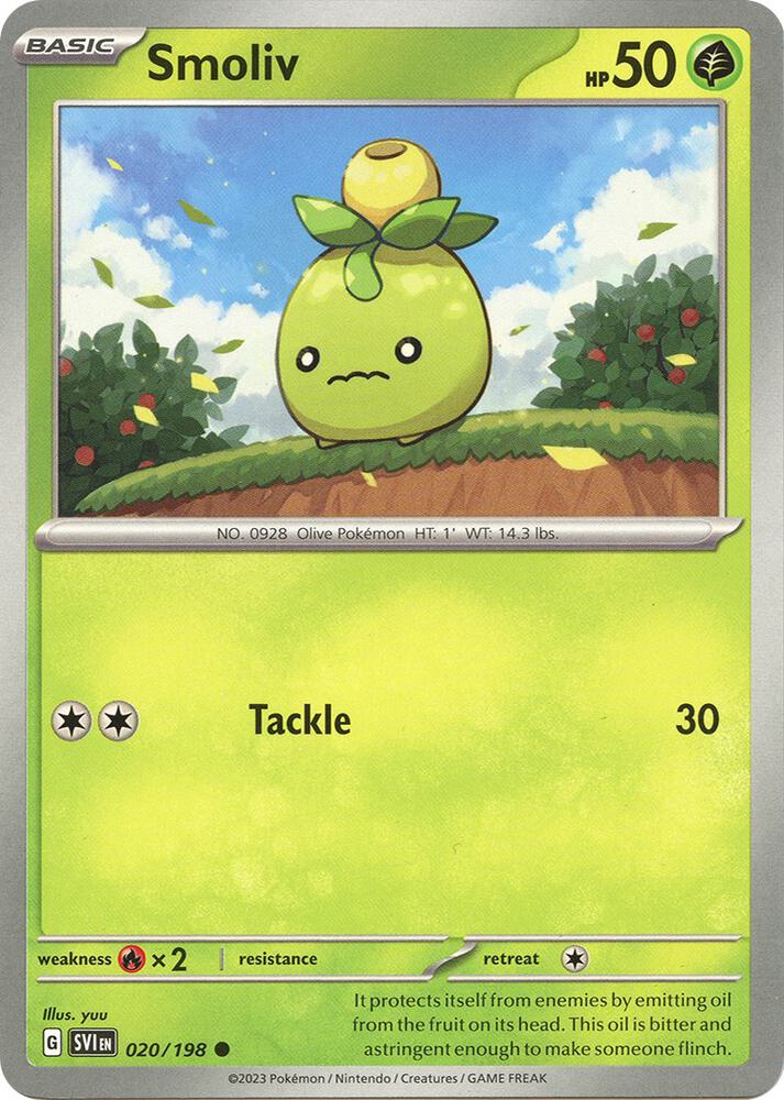 Smoliv - 020/198 [SV01: Scarlet & Violet Base Set] 020/198