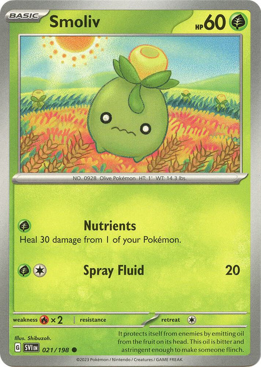 Smoliv - 021/198 [SV01: Scarlet & Violet Base Set] 021/198