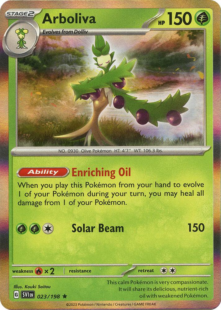Arboliva [SV01: Scarlet & Violet Base Set] 023/198