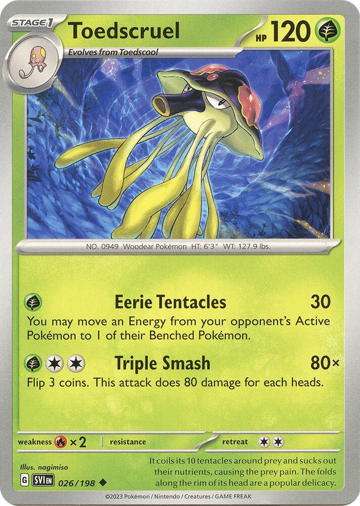 Toedscruel [SV01: Scarlet & Violet Base Set] 026/198