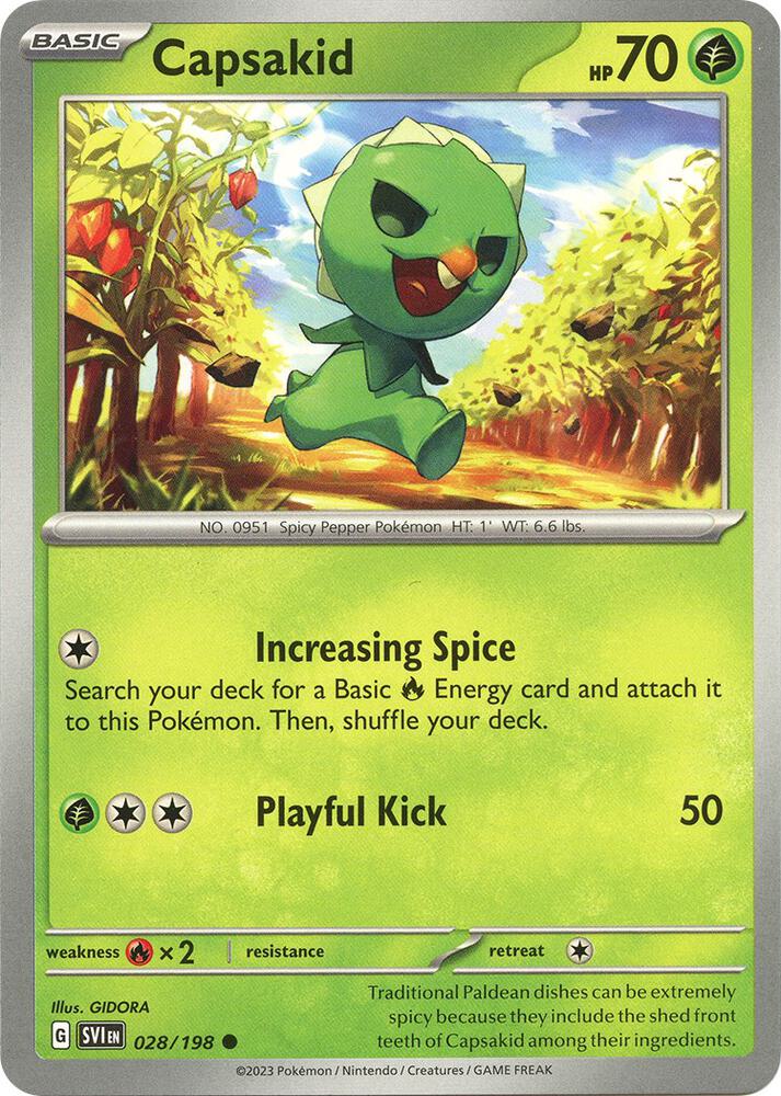 Capsakid - 028/198 [SV01: Scarlet & Violet Base Set] 028/198