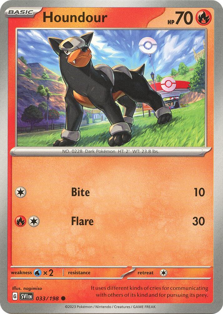 Houndour - 033/198 [SV01: Scarlet & Violet Base Set] 033/198
