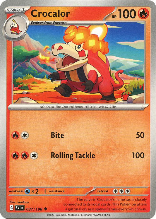 Crocalor [SV01: Scarlet & Violet Base Set] 037/198