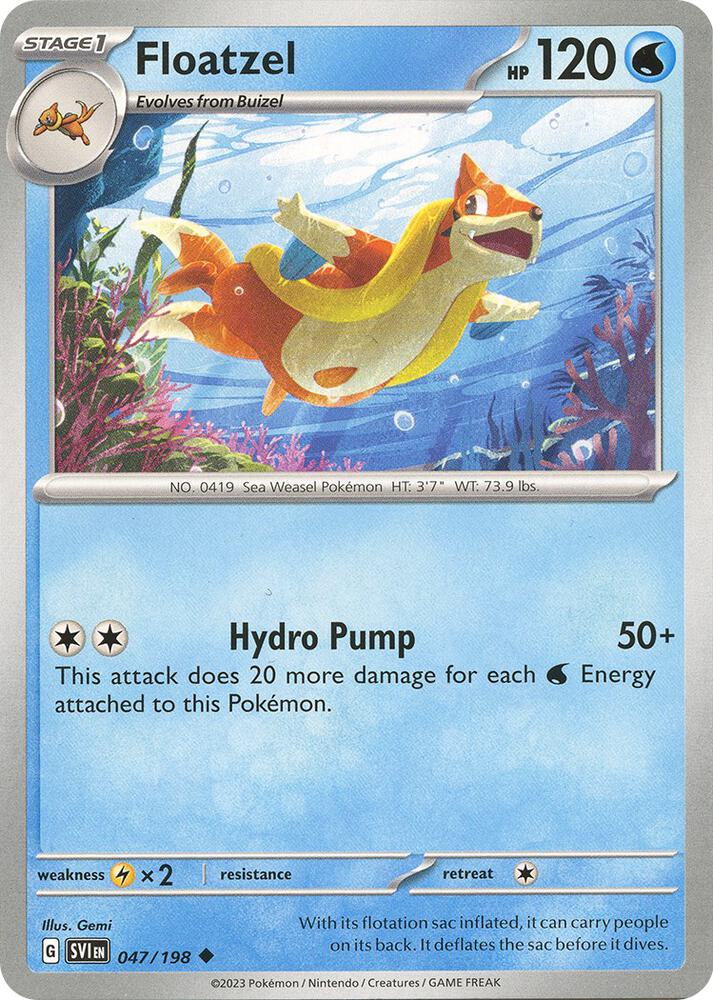 Floatzel [SV01: Scarlet & Violet Base Set] 047/198