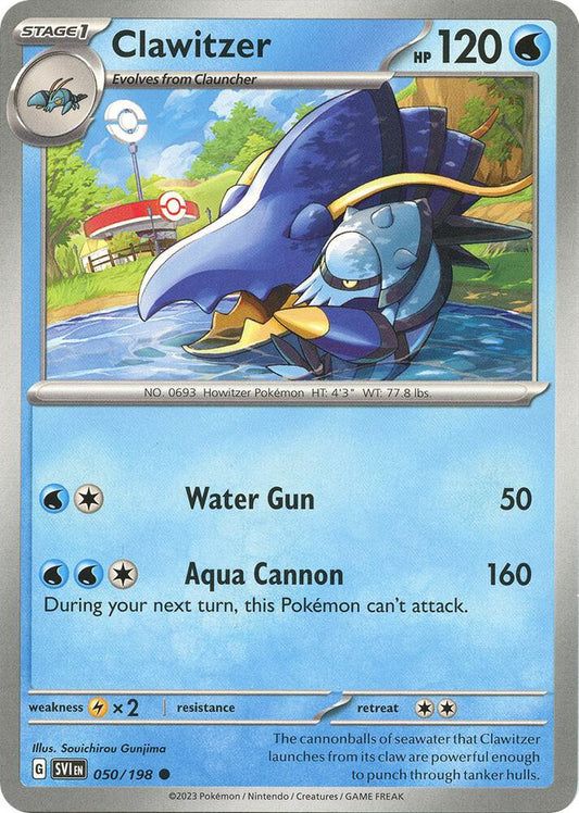Clawitzer [SV01: Scarlet & Violet Base Set] 050/198