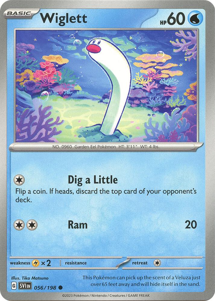 Wiglett - 056/198 [SV01: Scarlet & Violet Base Set] 056/198