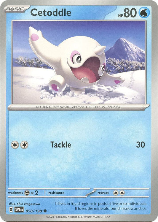 Cetoddle - 058/198 [SV01: Scarlet & Violet Base Set] 058/198