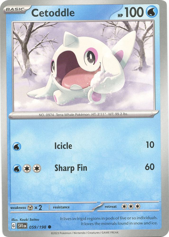 Cetoddle - 059/198 [SV01: Scarlet & Violet Base Set] 059/198