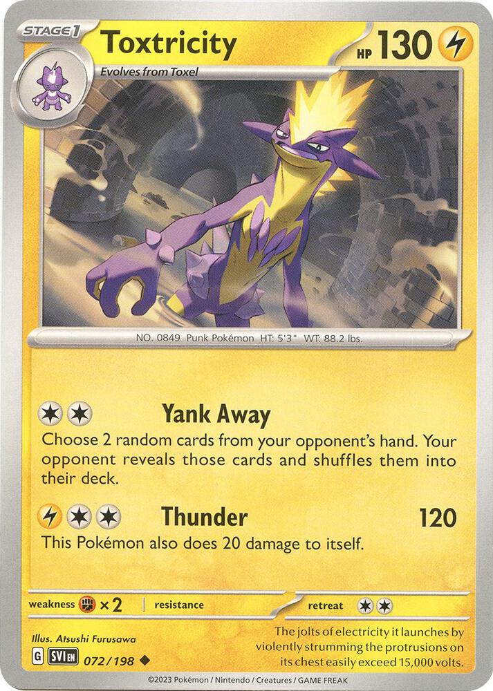Toxtricity [SV01: Scarlet & Violet Base Set] 072/198
