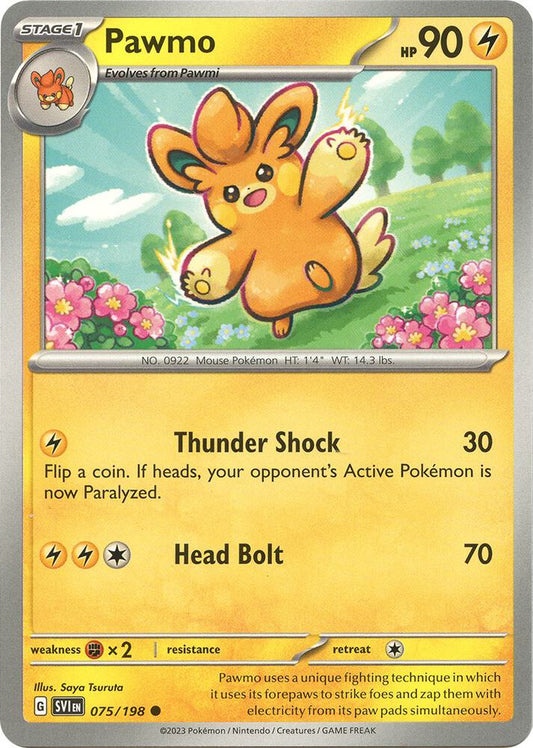 Pawmo [SV01: Scarlet & Violet Base Set] 075/198