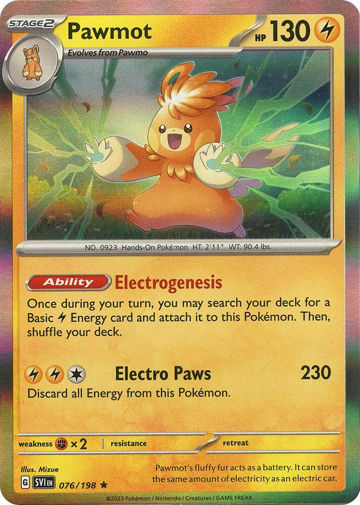 Pawmot - 076/198 [SV01: Scarlet & Violet Base Set] 076/198