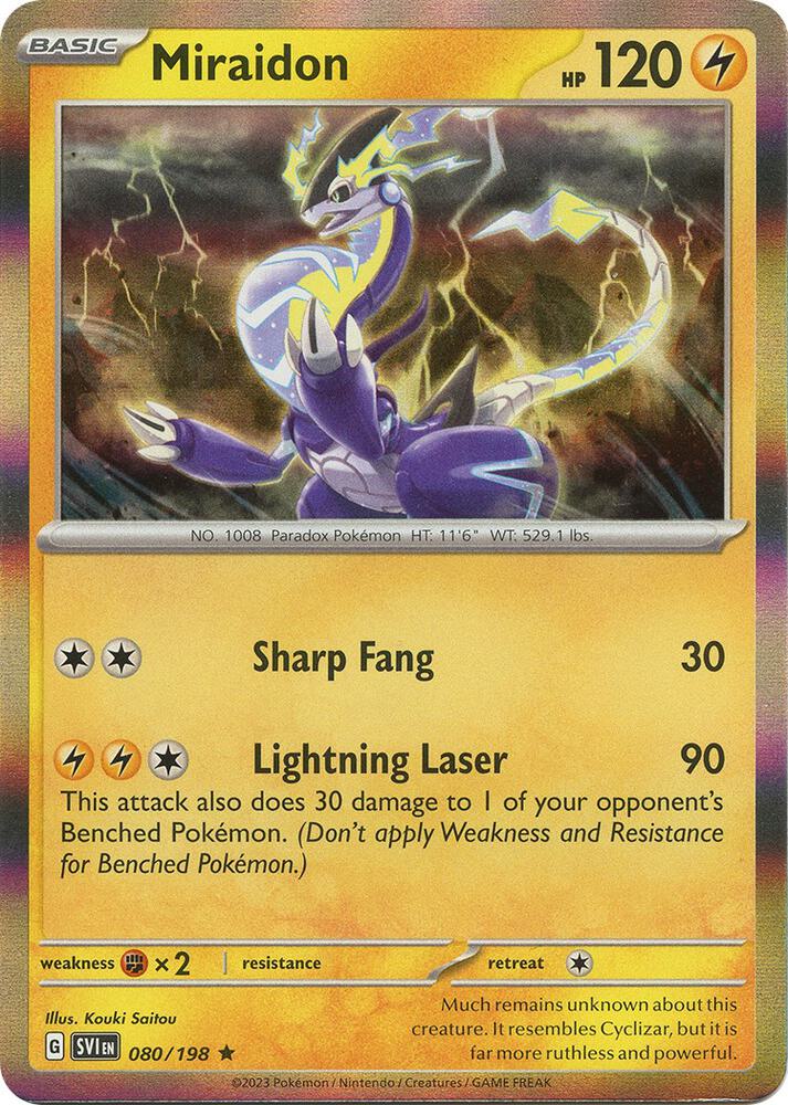 Miraidon [SV01: Scarlet & Violet Base Set] 080/198