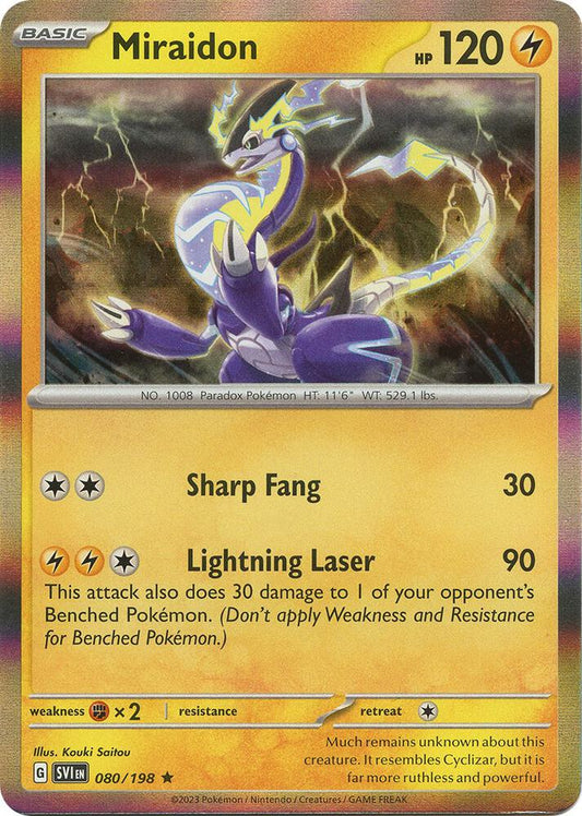 Miraidon [SV01: Scarlet & Violet Base Set] 080/198